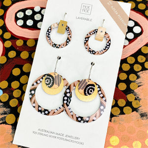 Azeza Possum Country Halo Pack Earrings
