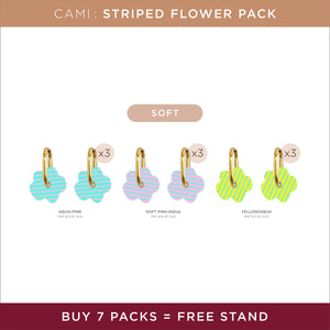 Cami Pack Striped Flower Soft