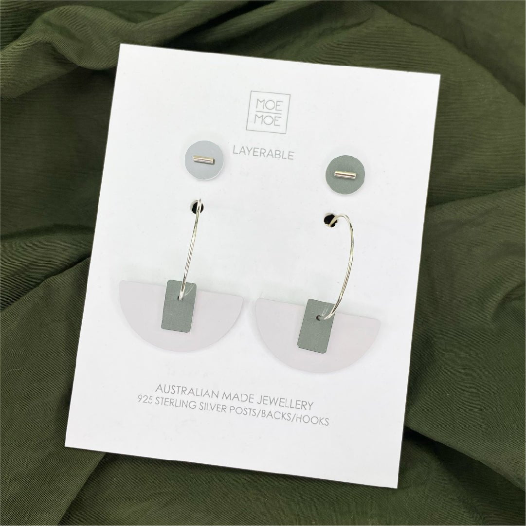 Earth&Stone Olive Mod Pack Earrings