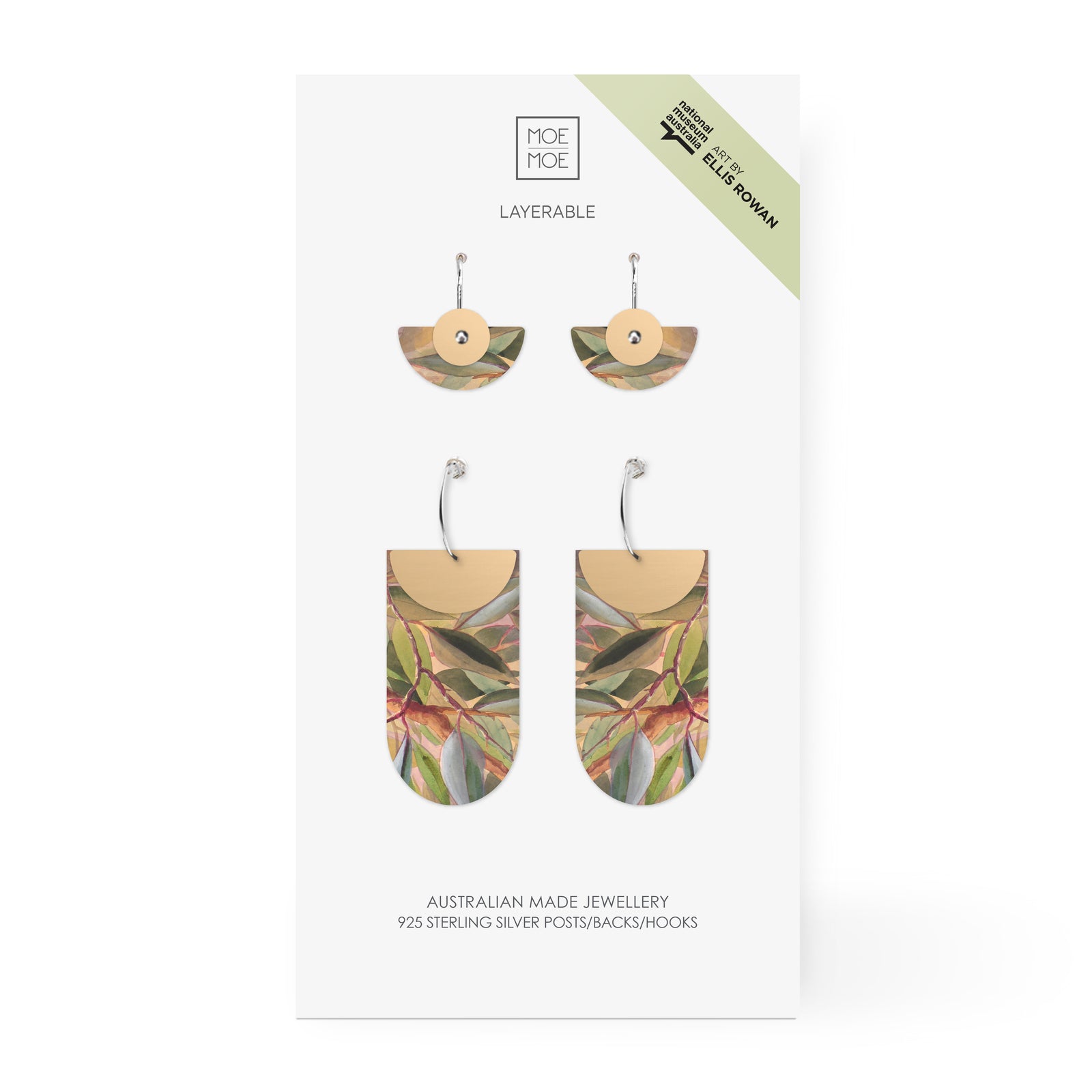 Ellis Rowan Eucalyptus Mixer Pack Earring