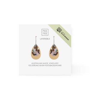 Ellis Rowan Gumnuts Layered Double Tear Drop Earring