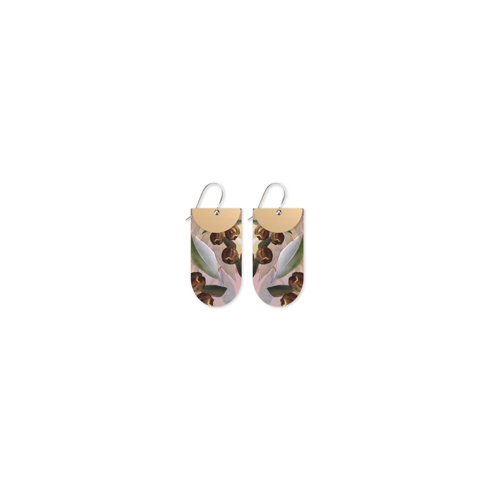 GUM NUTS ELLIS ROWAN Layered Tab Drop Earring