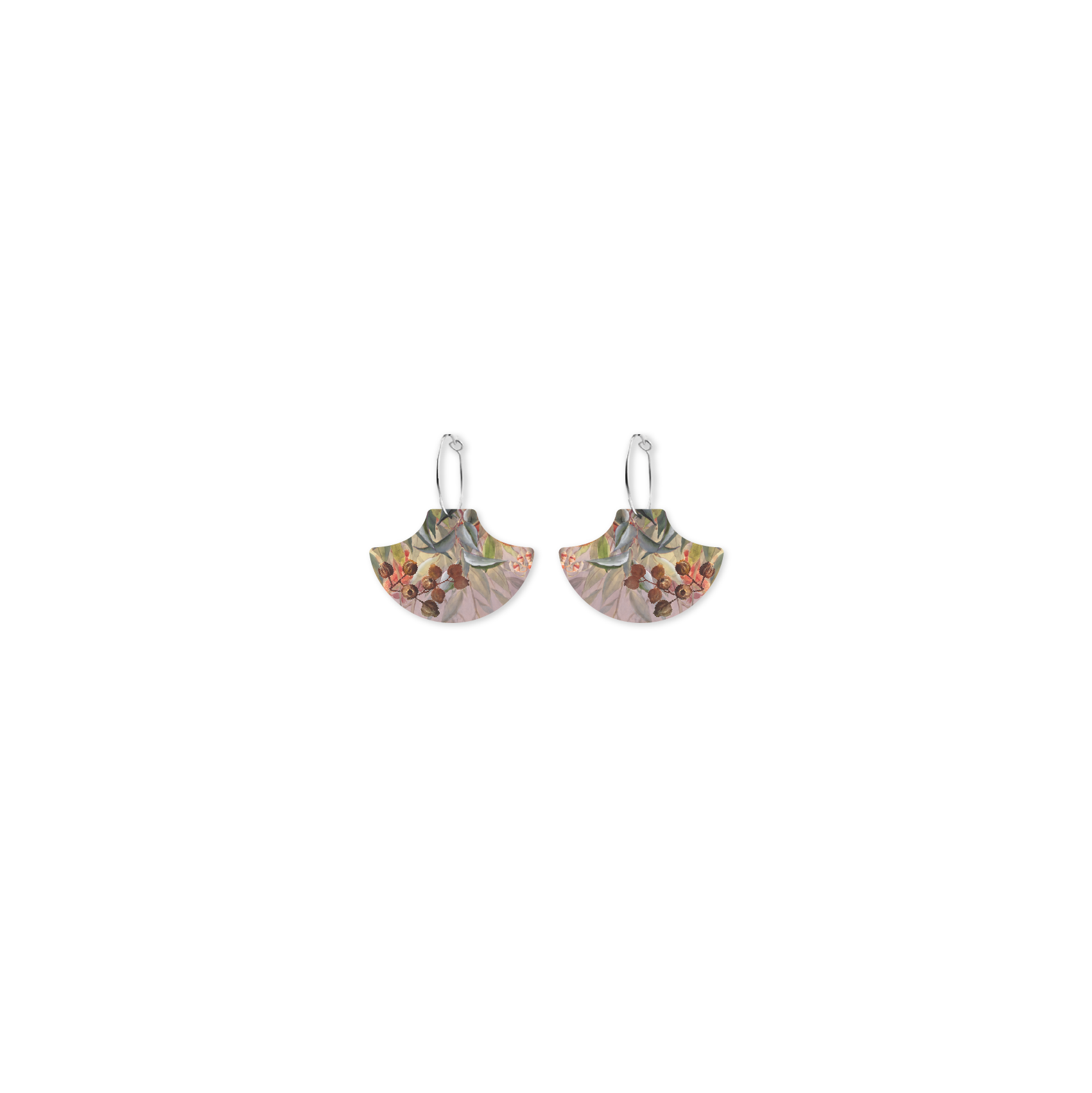 GUM NUTS ELLIS ROWAN Pagoda Hoop Earring