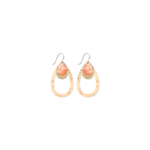 MISTY ELLIS ROWAN Layered Outline Tear Drop Earring