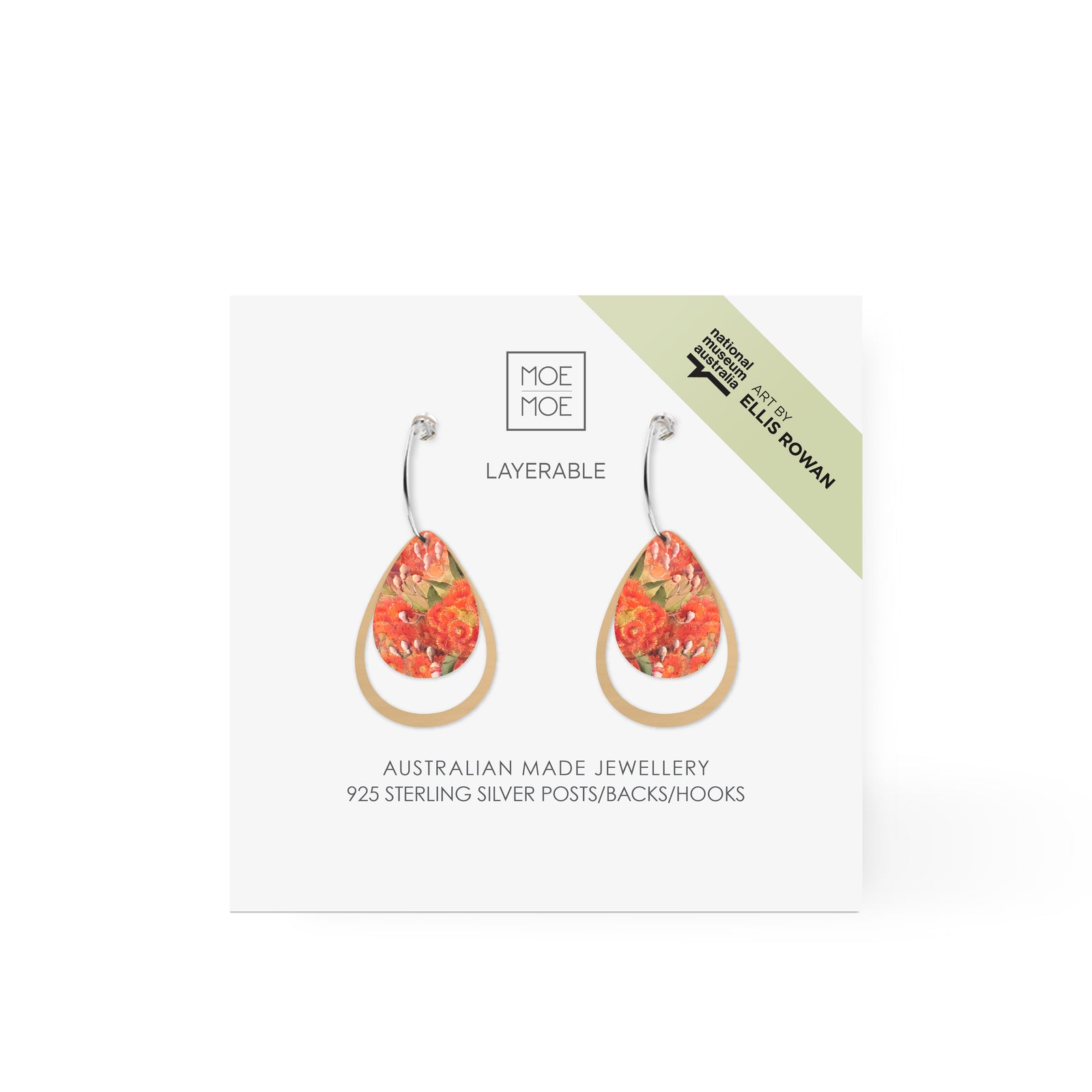 Ellis Rowan Blossom Layered Iconic Outline Hoop Earring