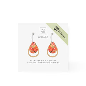 Ellis Rowan Blossom Layered Iconic Outline Hoop Earring