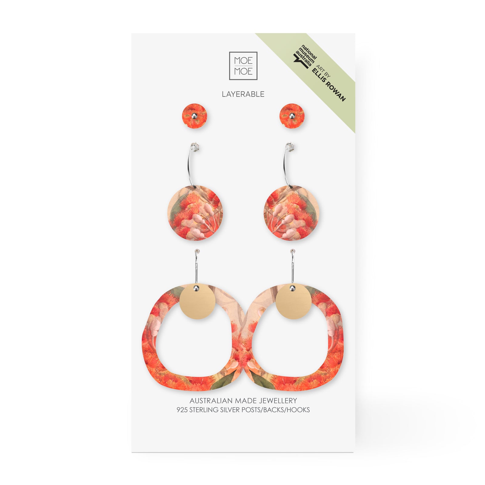 Ellis Rowan Blossom Circle Party Pack Earring