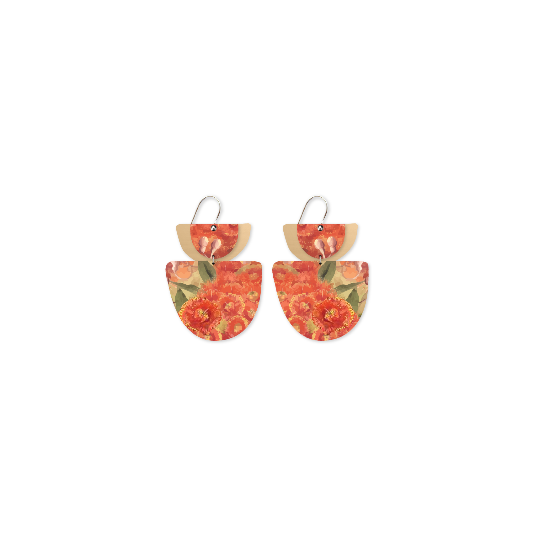 BLOSSOM ELLIS ROWAN Layered Double Bell Drop Earring