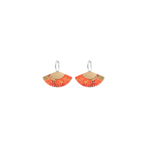 BLOSSOM ELLIS ROWAN Layered Fan Hoop Earring
