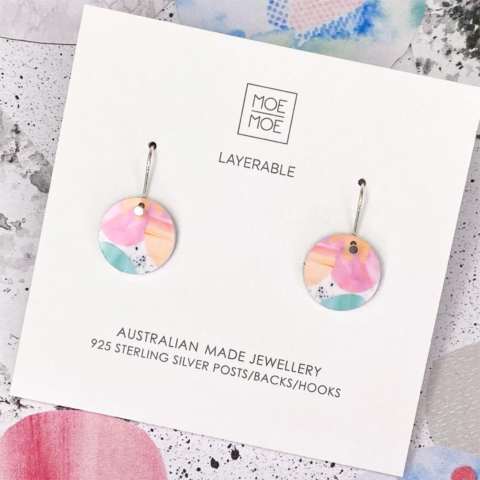 Laura Blythman Moon Reef Small Circle Drop