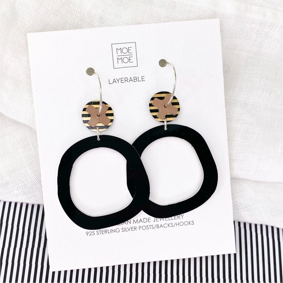 Earrings Garden Party Pipi Hoop - Moe Moe