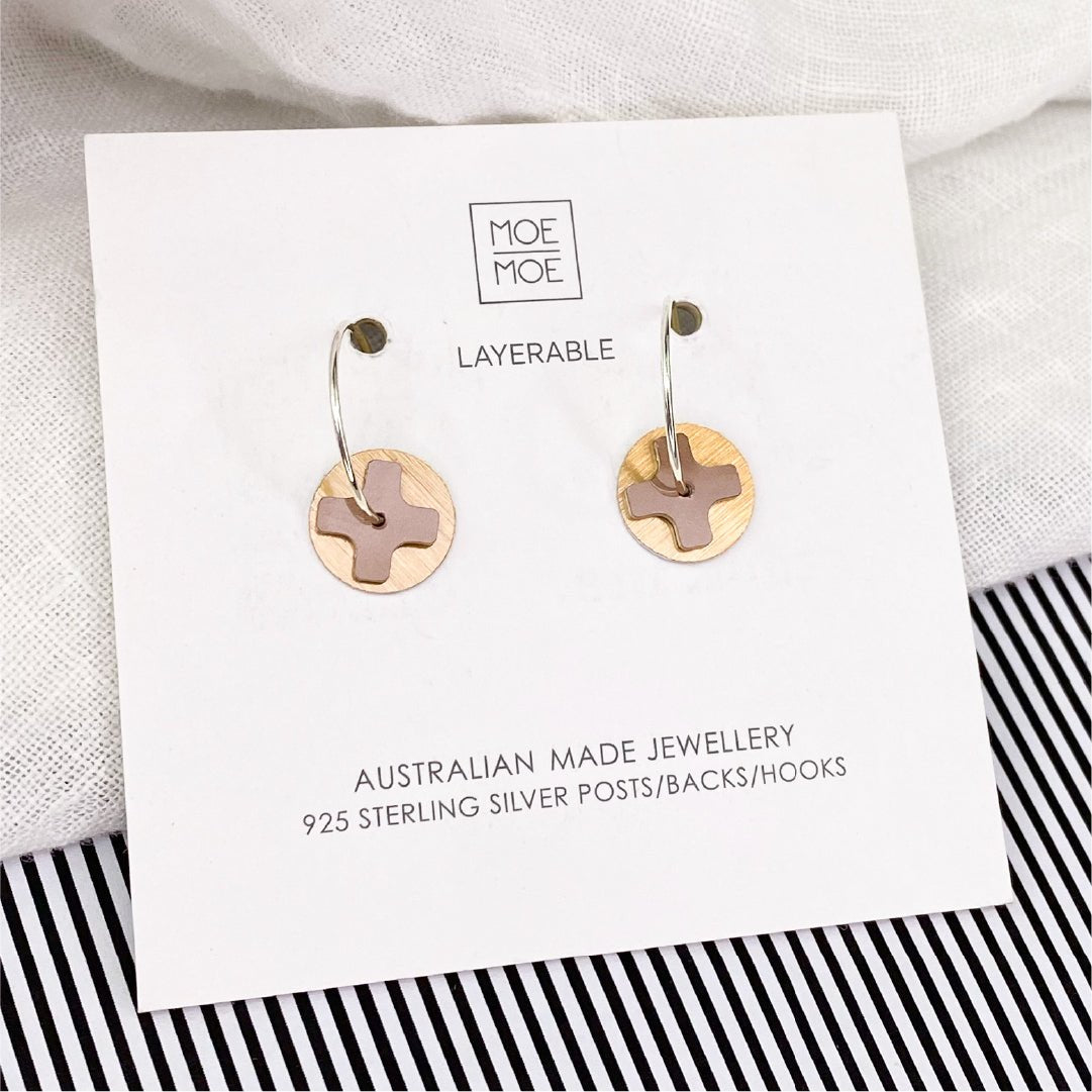 LUXE Ahoy Kiss Me Hoop Earring