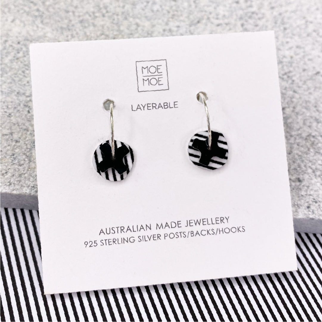 LUXE Fusion Kiss Me Hoop Earring