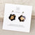 LUXE Moda Layered Flower Hoop Earring