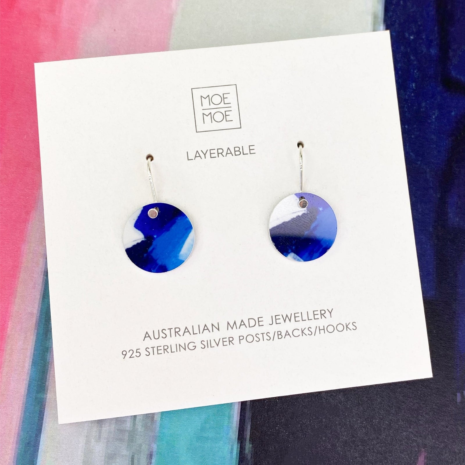 Maggi McDonald Enid Small Circle Drop Earrings