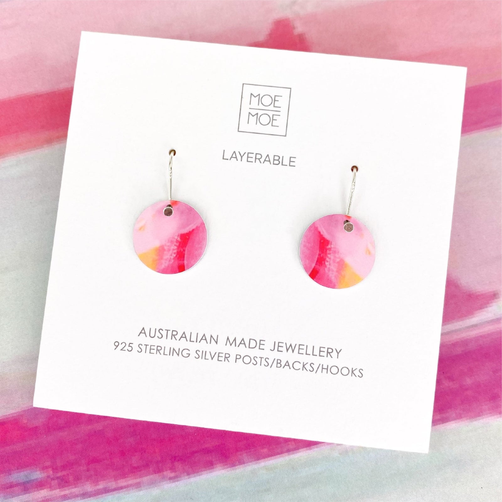 Maggi McDonald Maggi Small Circle Drop Earrings