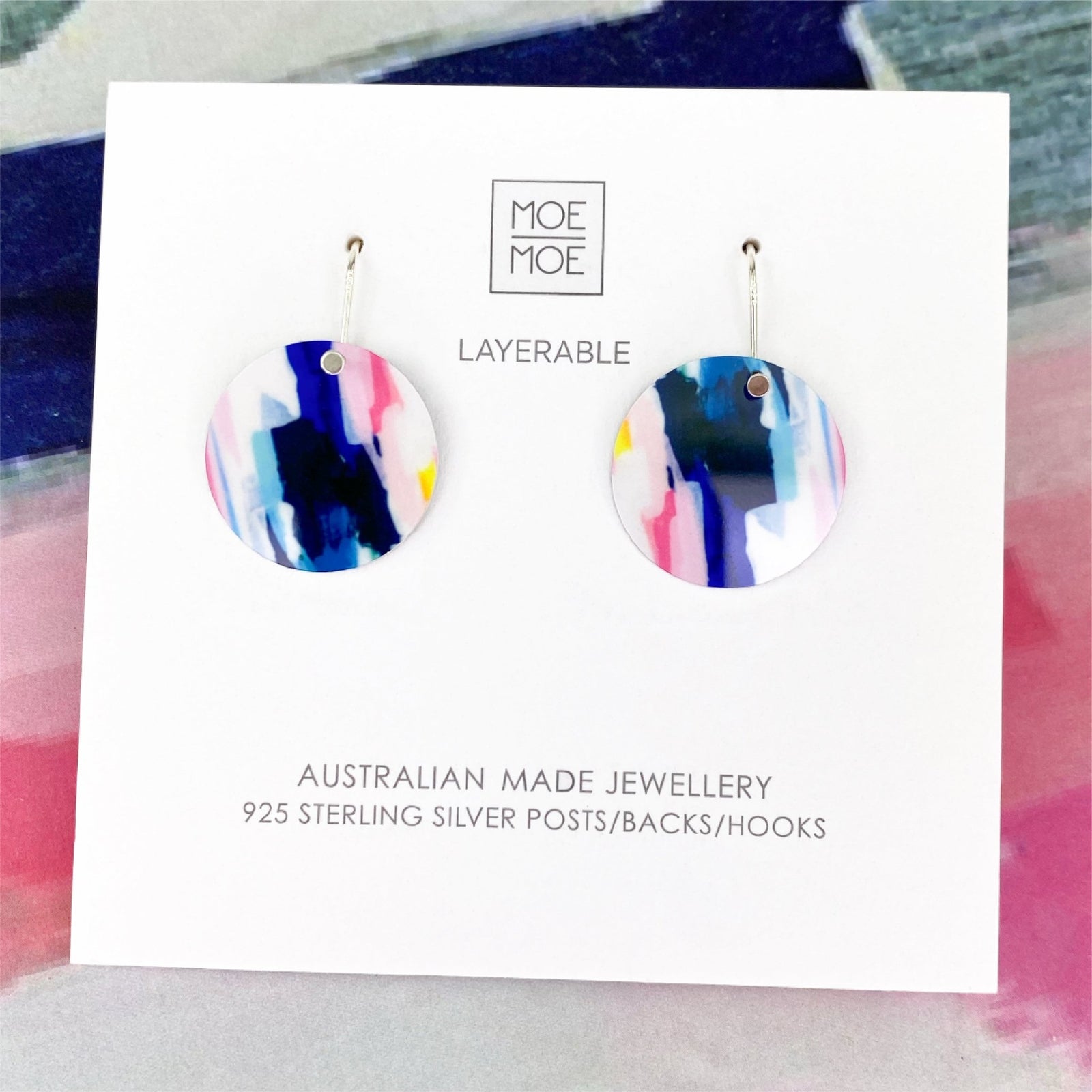 Maggi McDonald Pop Circle Drop Earrings