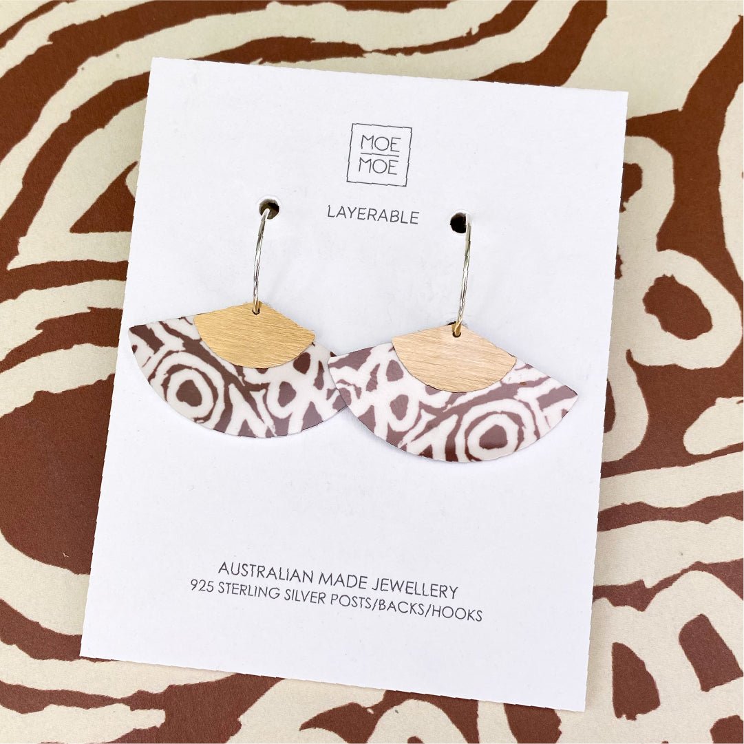 Murdie Earth Desert Layered Fan Hoop