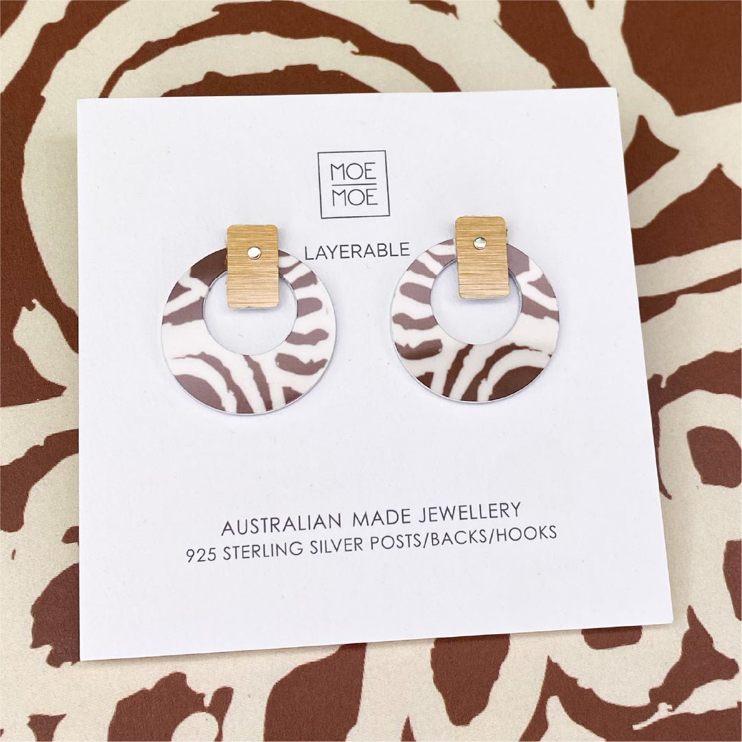 Murdie Earth Desert Small Retro Stud