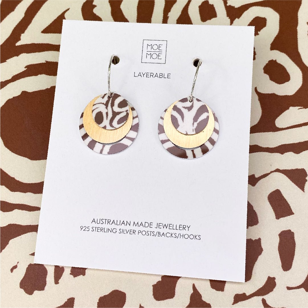 Murdie Earth Desert Three Circle Hoop