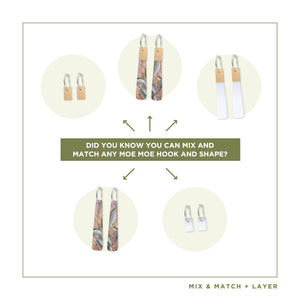 Ellis Rowan Eucalyptus Beacon Hoop Earring