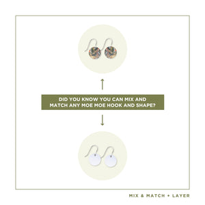 EUCALYPTUS ELLIS ROWAN Small Circle Drop Earring