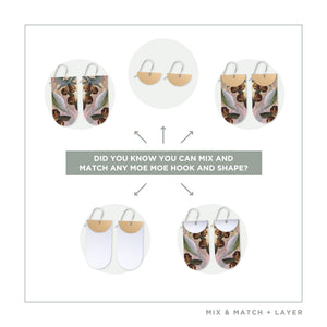 GUM NUTS ELLIS ROWAN Layered Tab Drop Earring