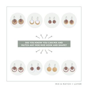 GUM NUTS ELLIS ROWAN Three Circle Hoop Earring