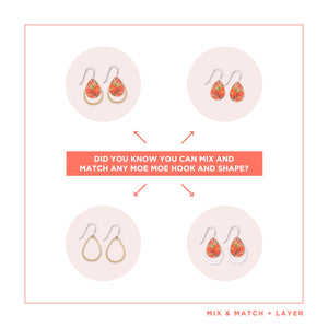 BLOSSOM ELLIS ROWAN Layered Iconic Outline Hoop Earring