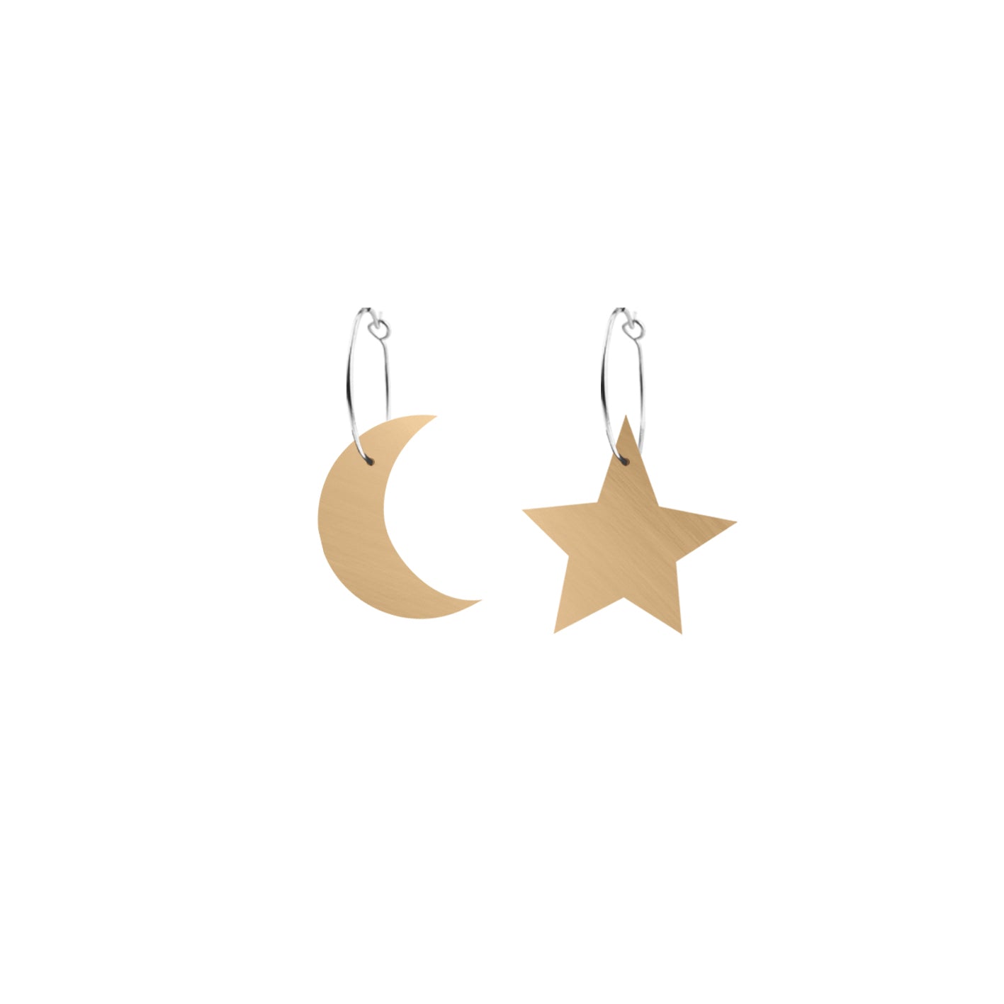 Signature Stars and Moons Hoop Earrings