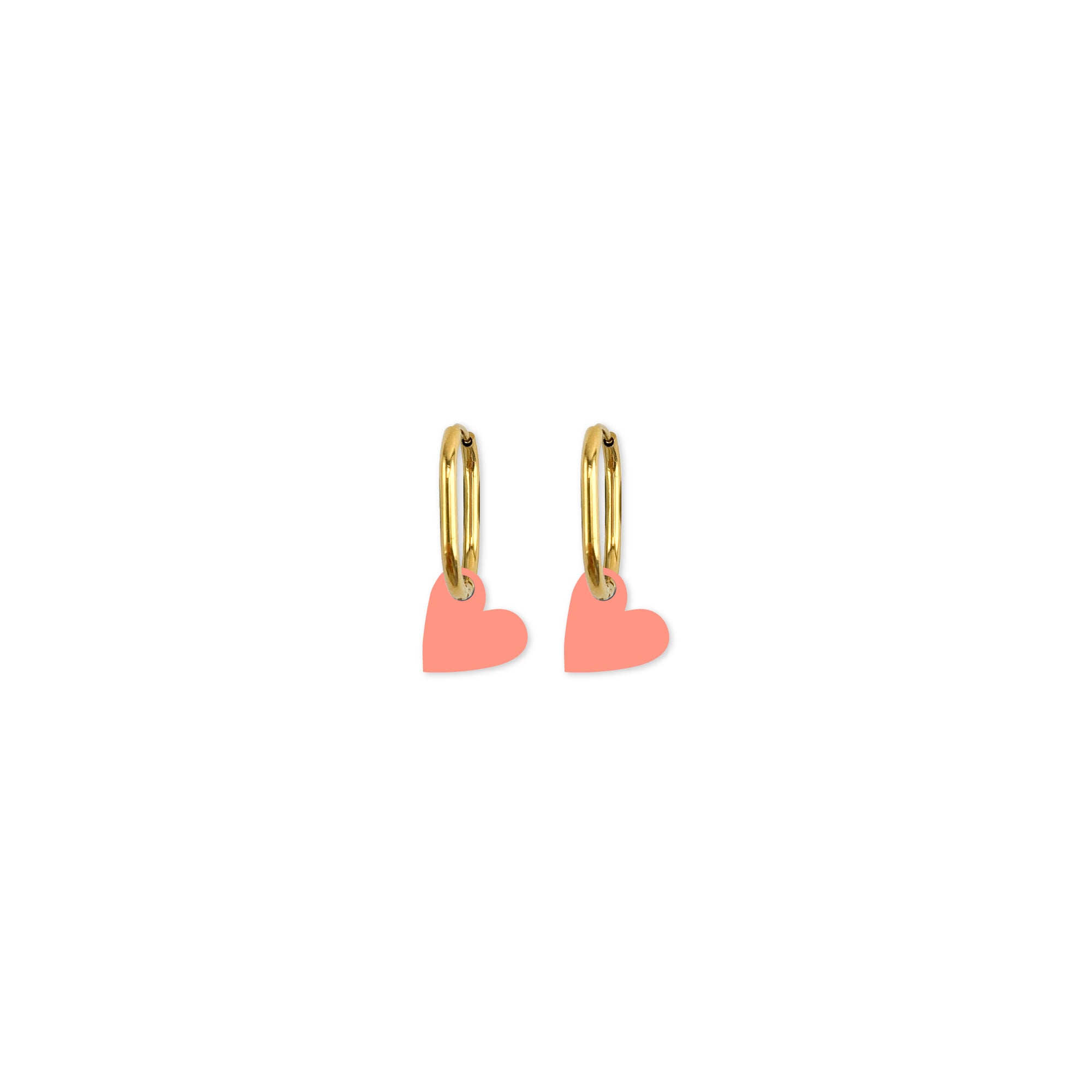 Cami Heart Apricot Earring