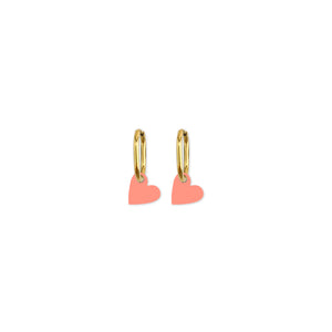 Cami Heart Apricot Earring