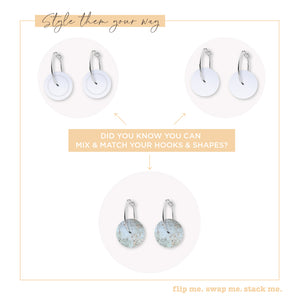 Museums of History NSW Artifacts Stacked Circle Hoop Earrings