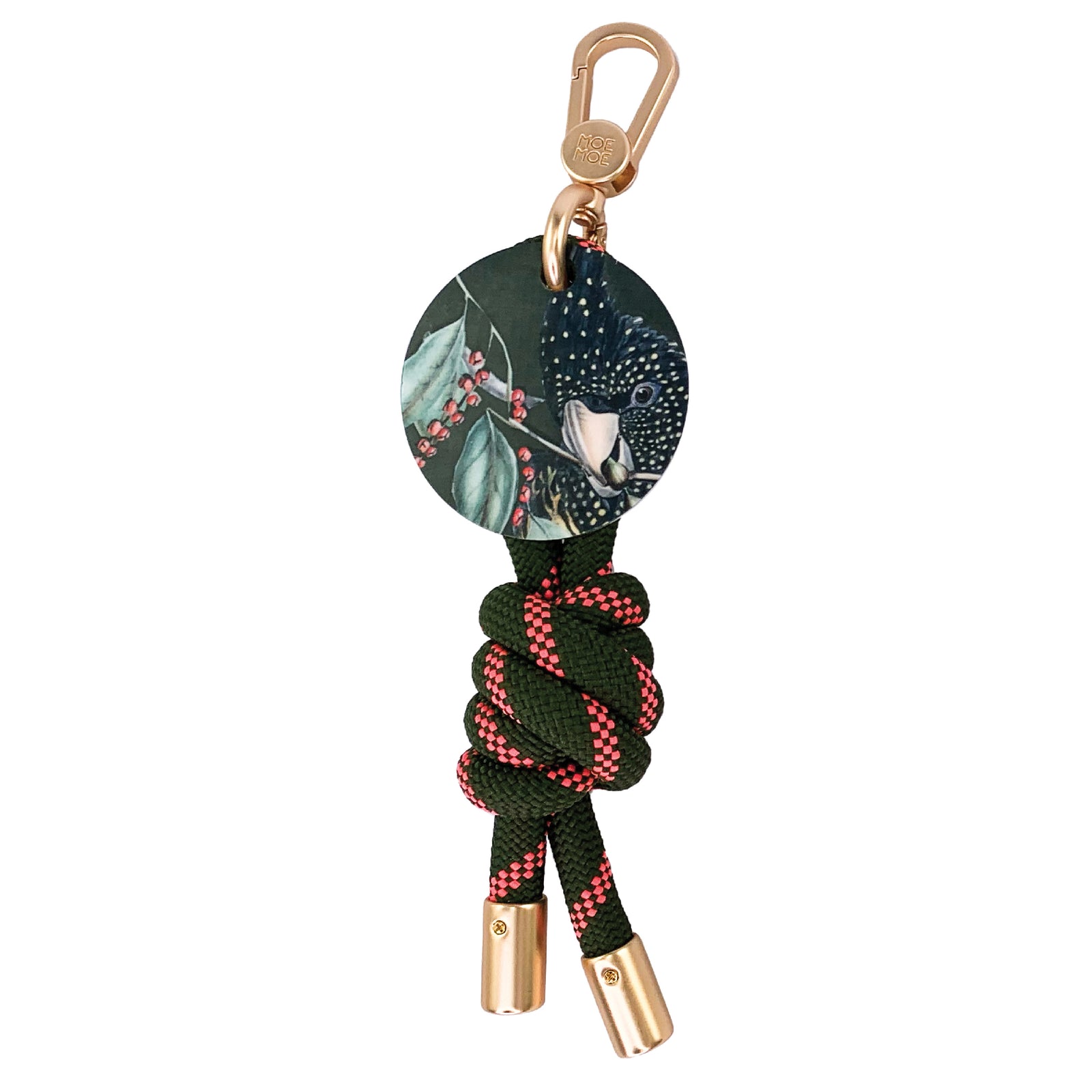 Keyring Native Birds Black Cockatoo