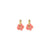 Cami Organic Flower Apricot/Plum Earring