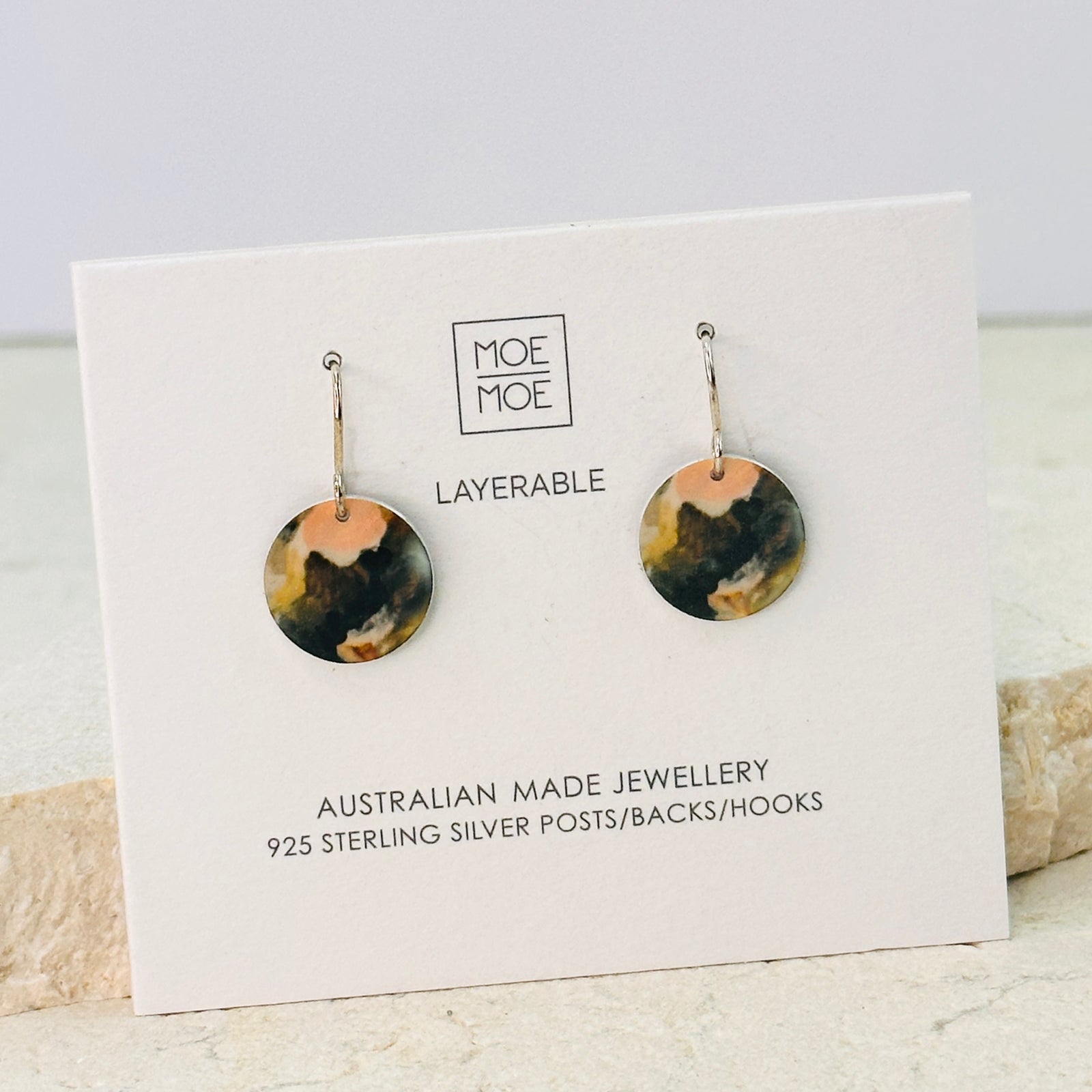 KIASMIN DELICATE EARTHY SMALL CIRCLES LTD PRINT RUN