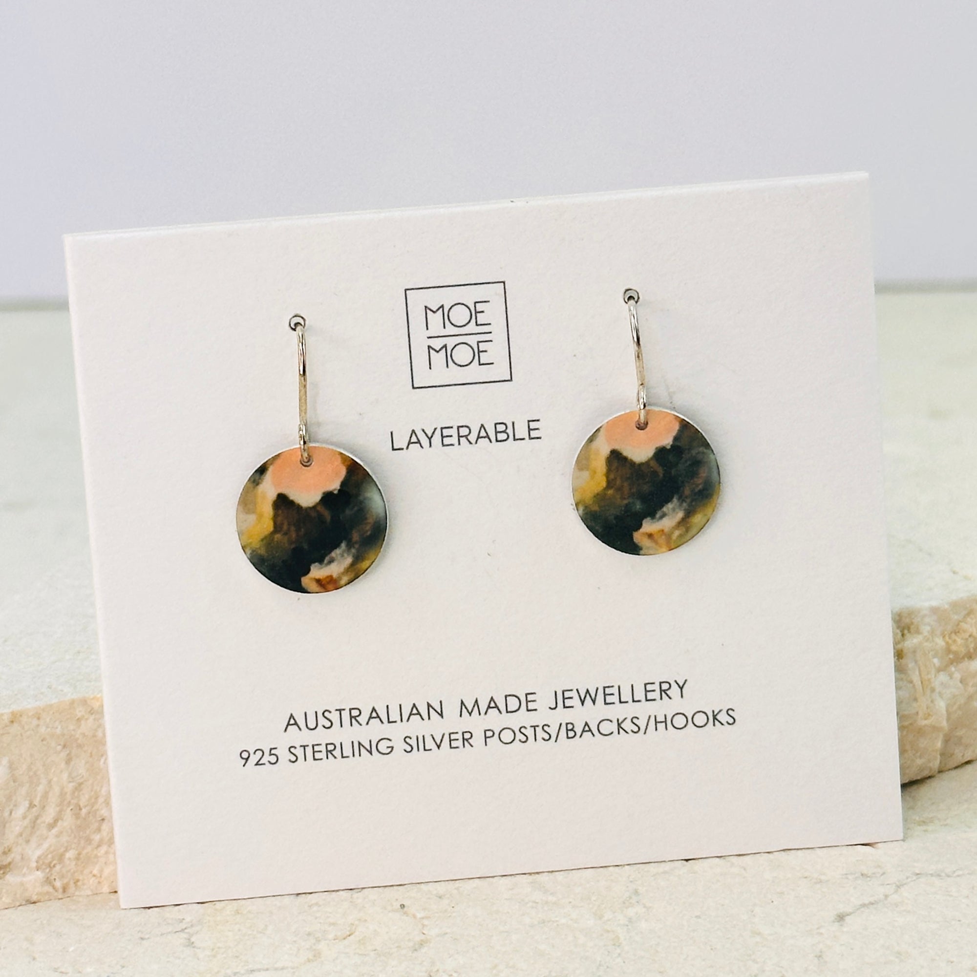 KIASMIN DELICATE EARTHY SMALL CIRCLES LTD PRINT RUN