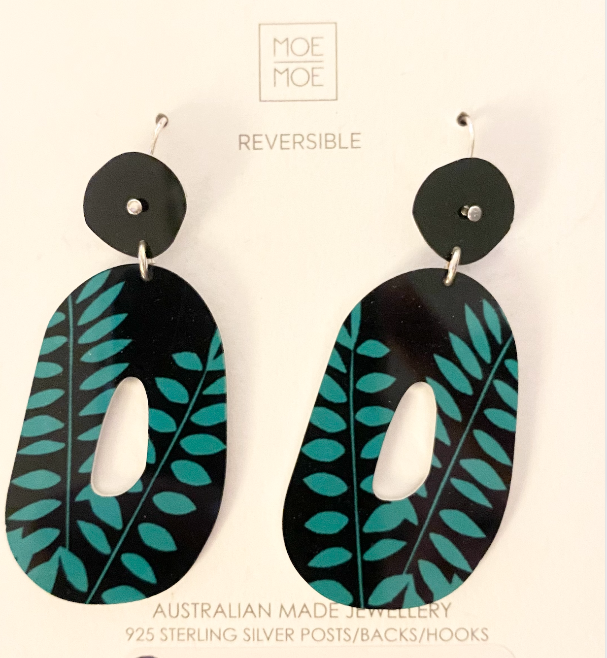 Jacaranda Organic Pebble Drop Earrings