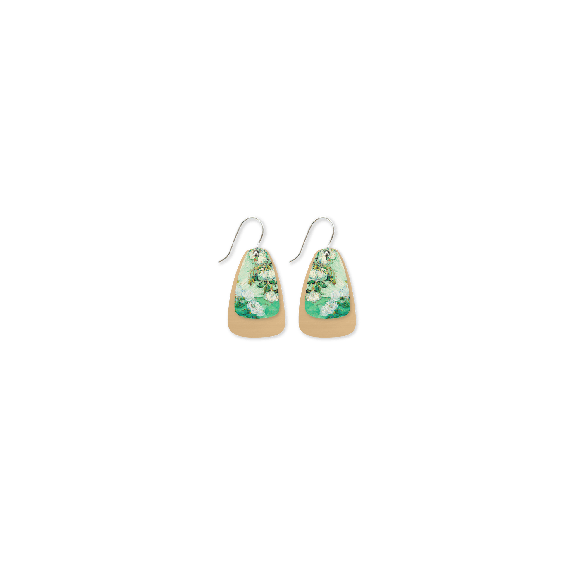 Van Gogh Roses Layered Summit Drop Earring