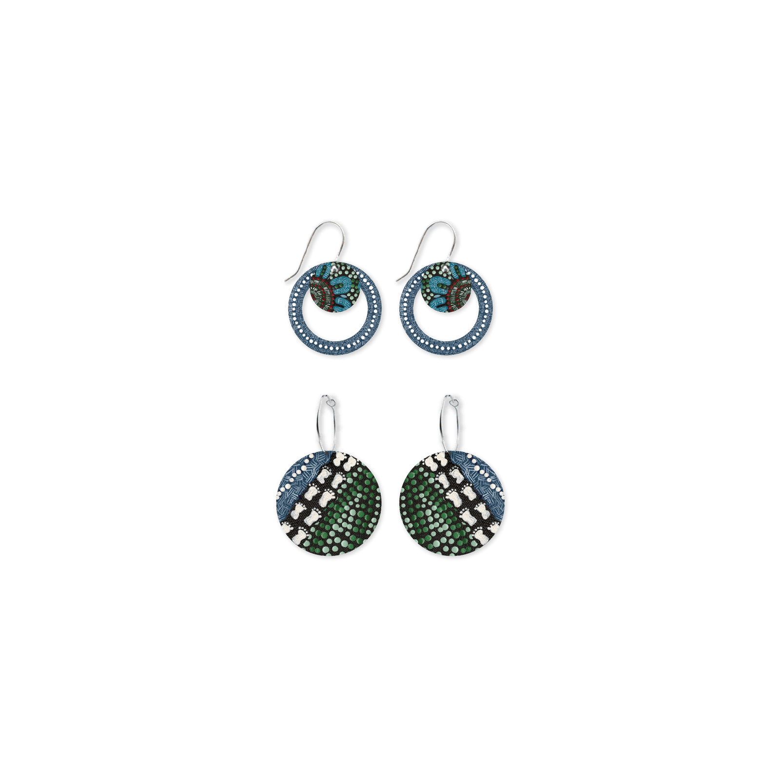 Jellurgal Songlines Circle Mixer Pack Earring