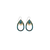 Jellurgal Songlines Layered Outline Teardrop Earring