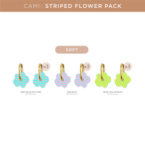 Cami Pack Striped Flower Soft