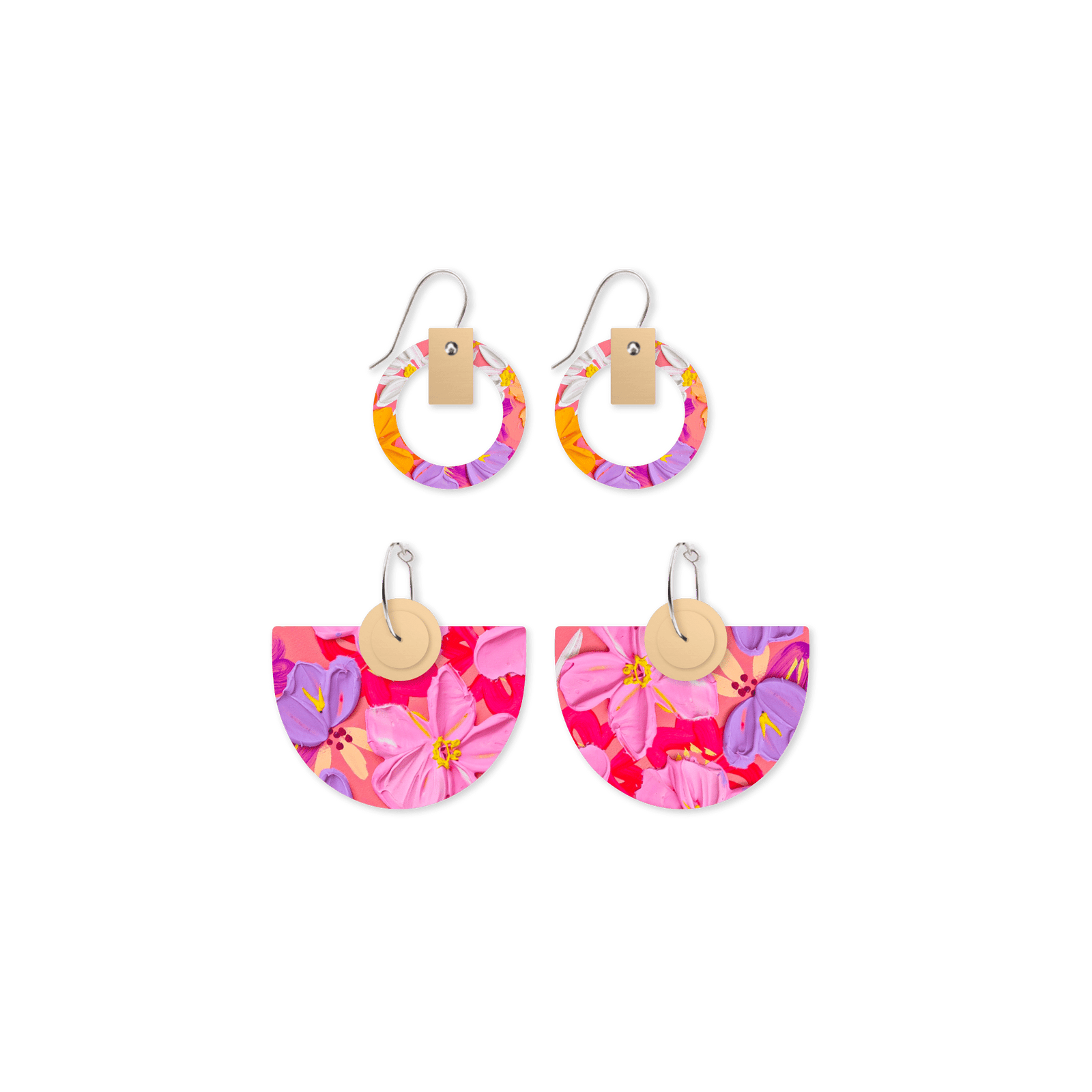 Alex Mason Sorbet Blooms Bell Halo Pack Earring