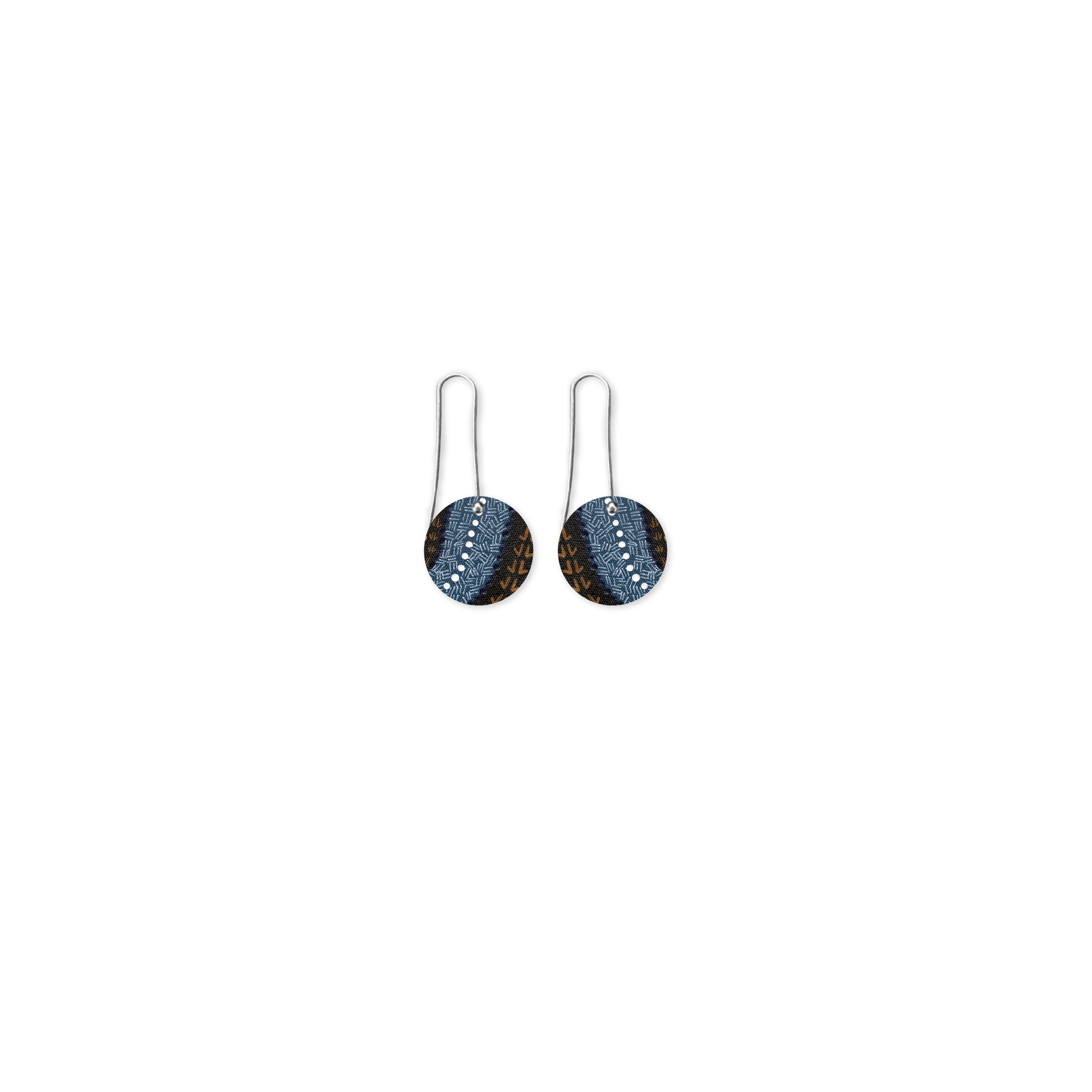 Jellurgal Paroo Circle Long Drop Earring