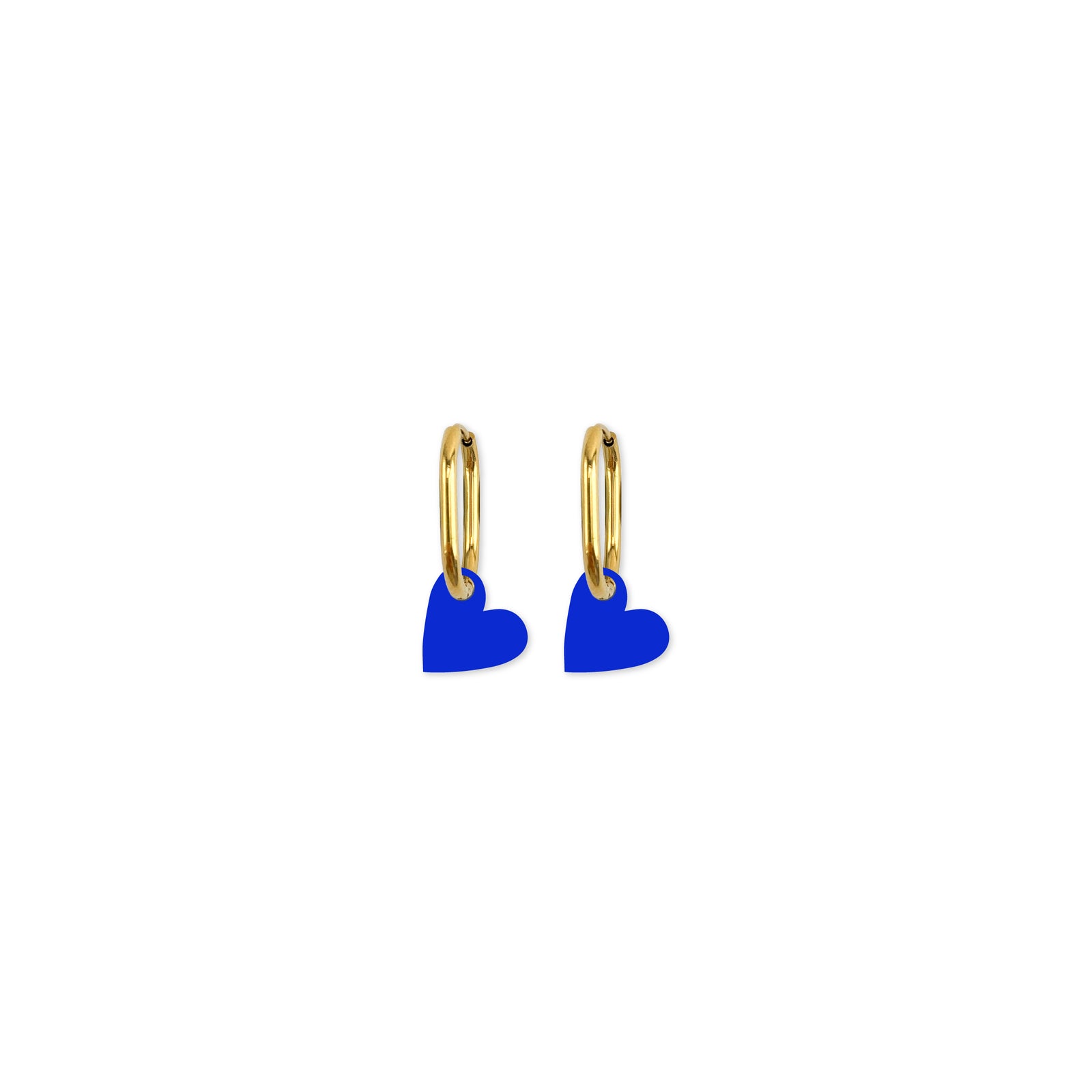 Cami Heart Cobalt Earring