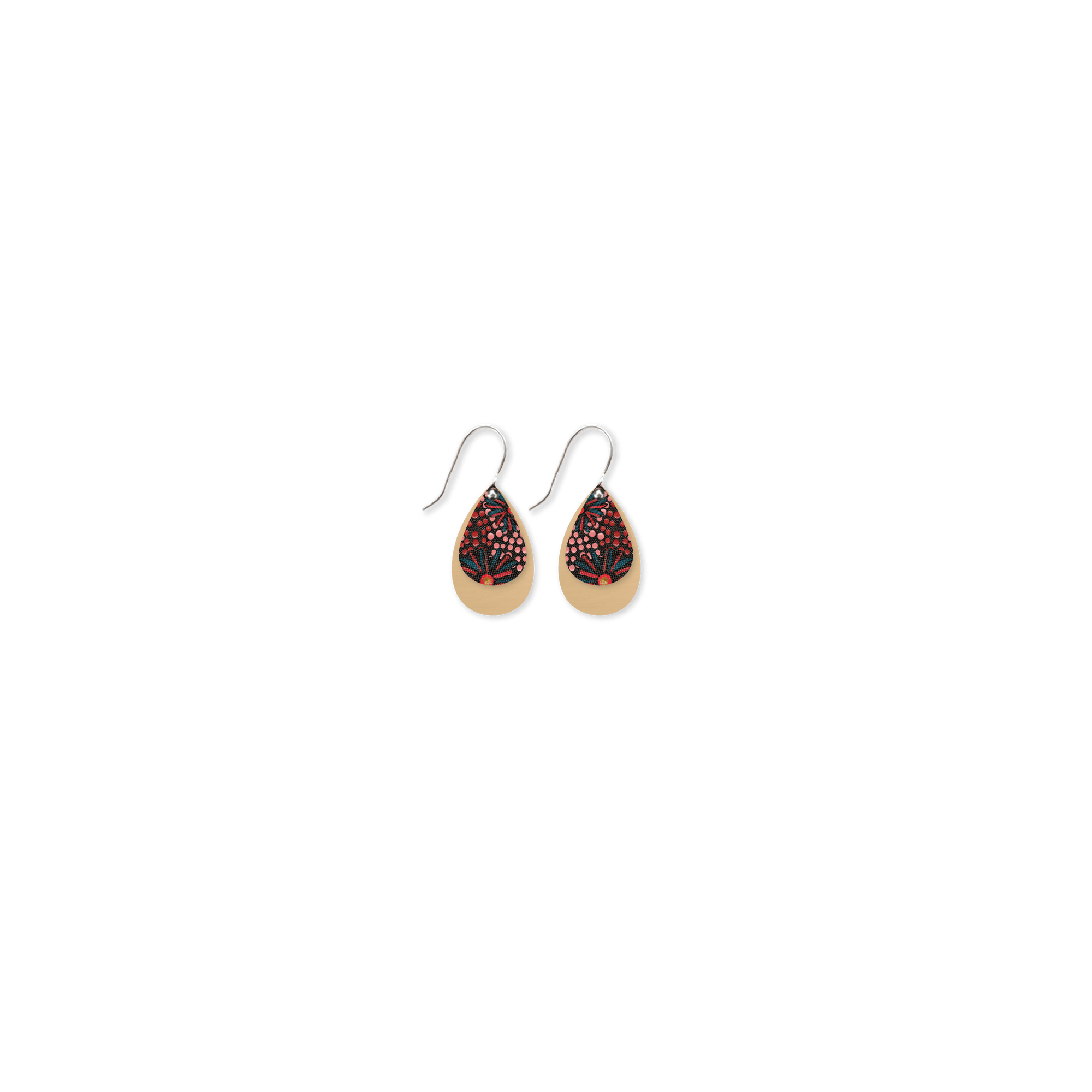 Jellurgal Generations Layered Double Tear Drop Earring