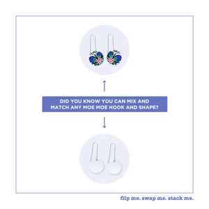 Miss Moresby Ballyhoo Circle Long Drop Earrings outlet