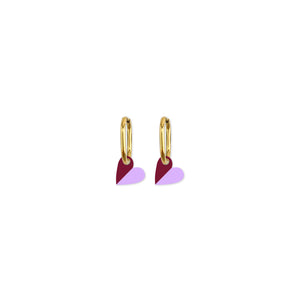 Cami Vovo Heart Pinot/Light Mauve Earring