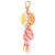 Keyring First Nations Dreaming Yellow Coral