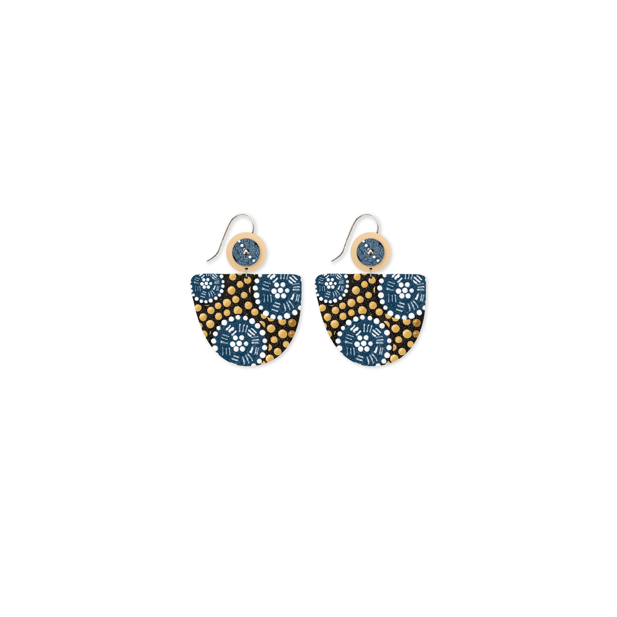 Jellurgal Paroo Large Bell Circle Drop Earring